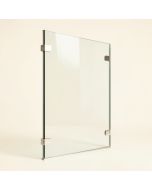 Mosaic 33.75 '' W X 73.75 '' H Framed Fixed Glass Shower Panel (synthetic illustration; no displayed measurements)