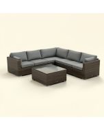 7 Piece Outdoor Patio Furniture Set (synthetic illustration; no displayed measurements)