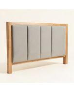Poteau Upholstered Panel Headboard (synthetic illustration; no displayed measurements)