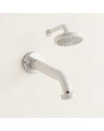 Wall Mounted Bathroom Rain Hot And Cold Shower Faucet With Rough-In Valve (synthetic illustration; no displayed measurements)