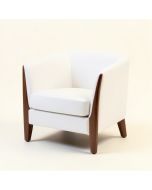 Brittnie 24 '' Wide Polyester Barrel Chair (synthetic illustration; no displayed measurements)
