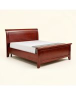 Ivywood Solid Wood Low Profile Sleigh Bed (synthetic illustration; no displayed measurements)