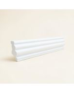 Pvc Decorative Wainscot Cap 3 '' H X 96 '' W X 1 '' D Moulding (synthetic illustration; no displayed measurements)