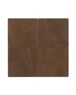 1 '' X 1 '' Seashell Mosaic Tile In Brown (synthetic illustration; no displayed measurements)