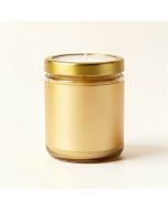 Honey Bee Unscented Jar Candle (synthetic illustration; no displayed measurements)