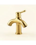 Cubic Single Hole Bathroom Faucet With Optional Drain Assembly (synthetic illustration; no displayed measurements)
