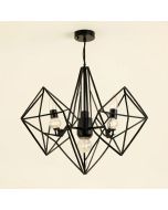 Vindas 6 - Light Statement Geometric Chandelier (synthetic illustration; no displayed measurements)