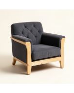 Waguespack 28.3 '' Wide Tufted Polyester Armchair (synthetic illustration; no displayed measurements)