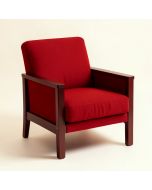 Fleuriel 25 '' Wide Polyester Armchair (synthetic illustration; no displayed measurements)