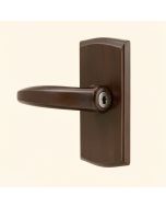 Century Lower Half Handleset With Broadway Door Lever ( Deadbolt Sold Separately ) (synthetic illustration; no displayed measurements)