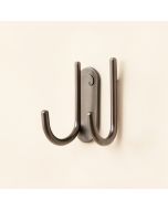 Wall Mounted Decorative Double Prong Robe Hook (synthetic illustration; no displayed measurements)