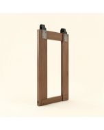 Sliding Single Track Barn Door Hardware Kit (synthetic illustration; no displayed measurements)