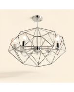 Downes 8 - Light Unique / Statement Geometric Chandelier (synthetic illustration; no displayed measurements)