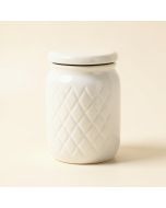 Lidded Pineapple Decorative Storage Jar (synthetic illustration; no displayed measurements)