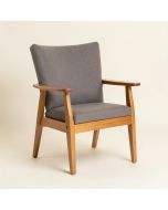 Galaz 28 '' Wide Polyester Wingback Chair (synthetic illustration; no displayed measurements)