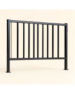 Jayson Double Panel Metal Slat Headboard (synthetic illustration; no displayed measurements)