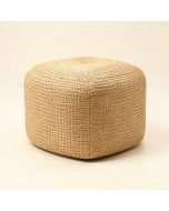 Cael Woven Pouf (synthetic illustration; no displayed measurements)