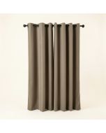 Heil Patio Solid Color Room Darkening Grommet Single Curtain Panel (synthetic illustration; no displayed measurements)