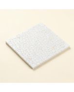 Arctic 1 '' X 2 '' Seashell Mosaic Tile In White (synthetic illustration; no displayed measurements)