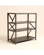 Evonna Industrial Etagere Bookcase (synthetic illustration; no displayed measurements)