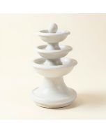Grecian Acrylic 3 Tier Floating Pool Fountain (synthetic illustration; no displayed measurements)