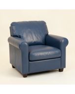 Pranzal 64 '' Leather Match Tuxedo Arm Loveseat (synthetic illustration; no displayed measurements)