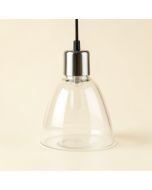 5.25 '' H Glass Novelty Pendant Shade ( Screw On ) In Clear (synthetic illustration; no displayed measurements)