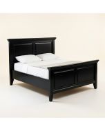 Larrabee Solid Wood Sleigh Bed (synthetic illustration; no displayed measurements)
