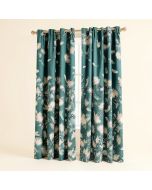 Ambesonne Teal And White Curtains (synthetic illustration; no displayed measurements)