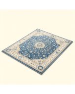 Katie Oriental Blue/Ivory Area Rug (synthetic illustration; no displayed measurements)