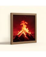 Sky On Fire By Michael Blanchette - Picture Frame Photograph Print On Canvas (synthetic illustration; no displayed measurements)