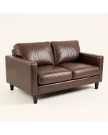 Persinger 47.2 '' Faux Leather Tuxedo Arm Loveseat (synthetic illustration; no displayed measurements)