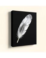 Feather I In Color Graphic Art On Wrapped Canvas (synthetic illustration; no displayed measurements)