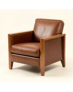 Benu 26 '' Wide Top Grain Leather Armchair (synthetic illustration; no displayed measurements)