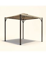 Ripon 10 Ft. W X 8 Ft. D Steel Pergola With Canopy (synthetic illustration; no displayed measurements)