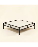 Kaela 46 '' Metal Heavy Duty Bed Frame (synthetic illustration; no displayed measurements)