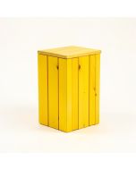Wide Wood Flower Plant Stand (synthetic illustration; no displayed measurements)