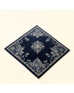 Thelonius Floral Tufted Wool Navy Blue Area Rug (synthetic illustration; no displayed measurements)