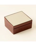 Mirrored Watch Organizer Jewelry Box (synthetic illustration; no displayed measurements)