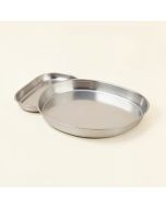 2 Piece Solid Sliver Metal Accent Tray Set (synthetic illustration; no displayed measurements)