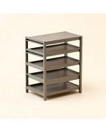 Rebrilliant 12 Pair Stackable Shoe Rack (synthetic illustration; no displayed measurements)