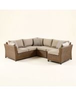 Mangum Patio 9 Piece Rattan Sofa Seating Group With Cushions (synthetic illustration; no displayed measurements)
