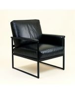 Sahil 31.5 '' Wide Top Grain Leather Convertible Chair (synthetic illustration; no displayed measurements)