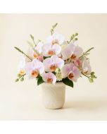 Artificial Orchids Floral Arrangement (synthetic illustration; no displayed measurements)