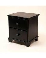 Gattaca 1 - Drawer Nightstand In Black (synthetic illustration; no displayed measurements)