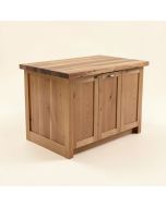 Meigs Furniture Kitchen Island With Butcher Block Top (synthetic illustration; no displayed measurements)