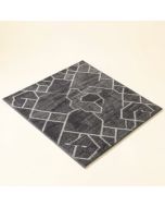 Reggia Geometric Shag Dark Gray Area Rug (synthetic illustration; no displayed measurements)