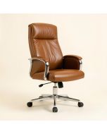 Barbara Top Grain Leather Office Chair (synthetic illustration; no displayed measurements)