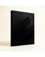 Black Paint Stain - Wrapped Canvas Graphic Art Print (synthetic illustration; no displayed measurements)