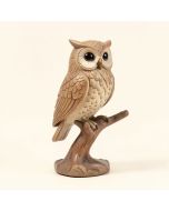 Owl On Branch Statue (synthetic illustration; no displayed measurements)